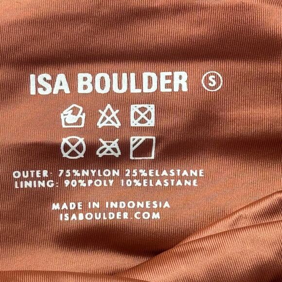 Isa Boulder One-Piece Swimsuit One Shoulder In Spice Size S NWT - Picture 7 of 11